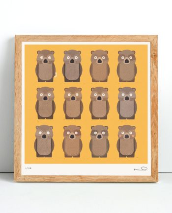 Signed print: Morebats.