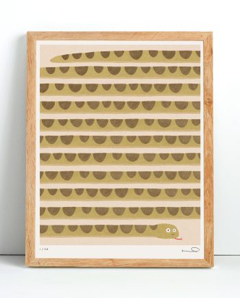 Signed print: Snakey.