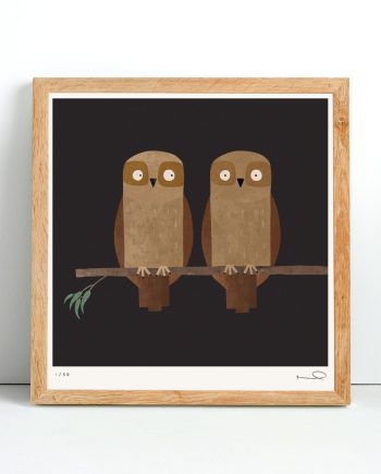 Signed print: Twopokes.